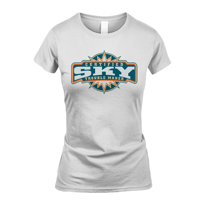 Certified Your Name Trouble Maker Shirt SKY M1-36