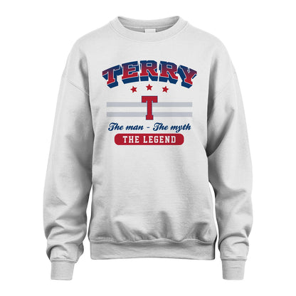 The Man The Myth The Legend With Your Name Shirt TERRY M1-35