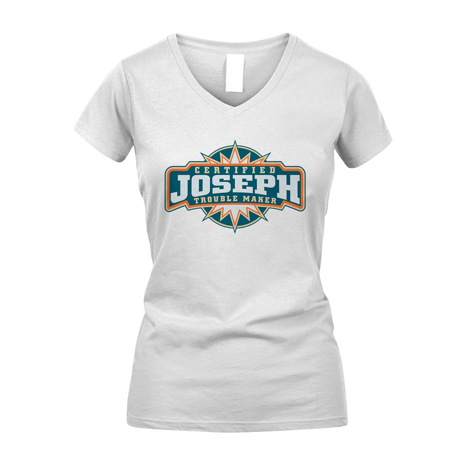 Certified Your Name Trouble Maker Shirt JOSEPH M1-36