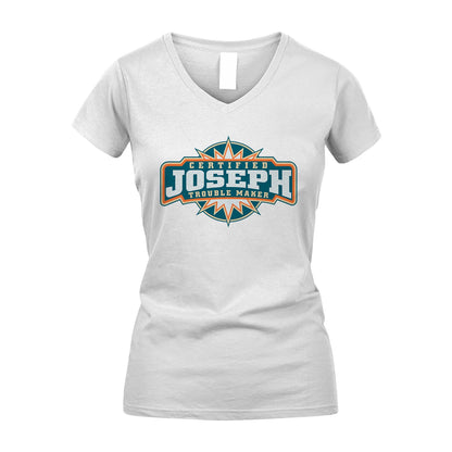 Certified Your Name Trouble Maker Shirt JOSEPH M1-36