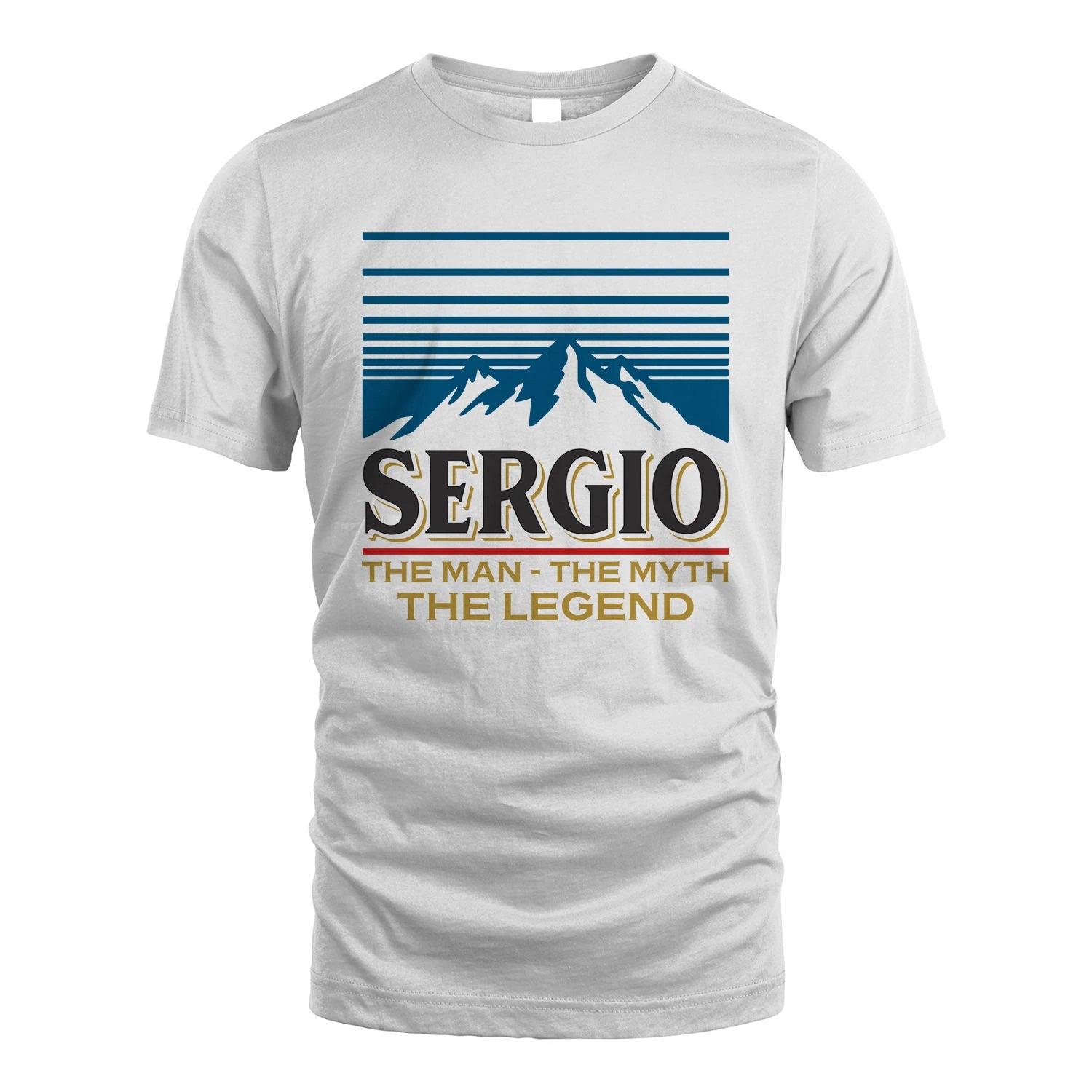 The Man The Myth The Legend Vintage Mountain Shirt SERGIO M1-19