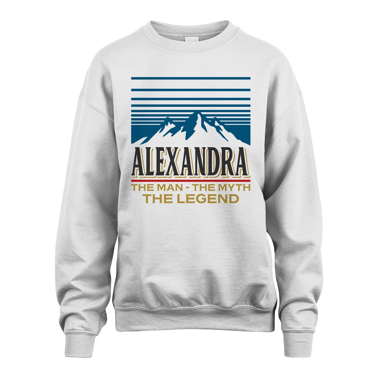 The Man The Myth The Legend Vintage Mountain Shirt ALEXANDRA M1-19