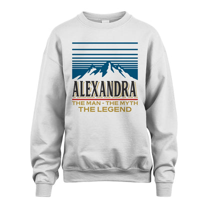 The Man The Myth The Legend Vintage Mountain Shirt ALEXANDRA M1-19