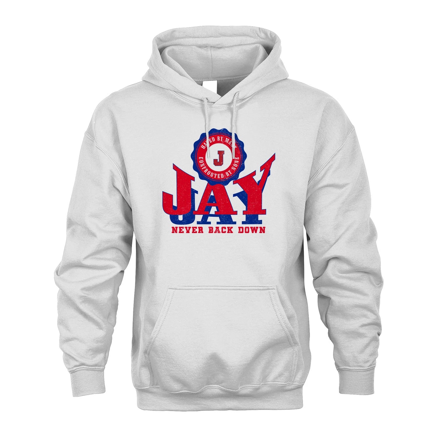 Your Name Never Back Down Shirt JAY M1-33