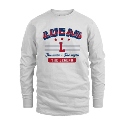 The Man The Myth The Legend With Your Name Shirt LUCAS M1-35