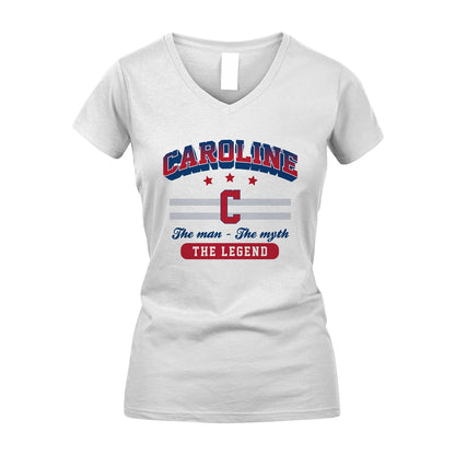 The Man The Myth The Legend With Your Name Shirt CAROLINE M1-35