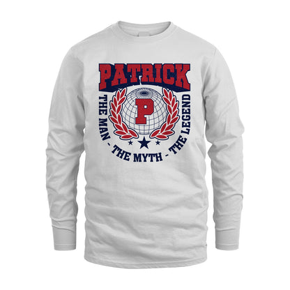 The Man The Myth The Legend Logo Shirt PATRICK M1-30