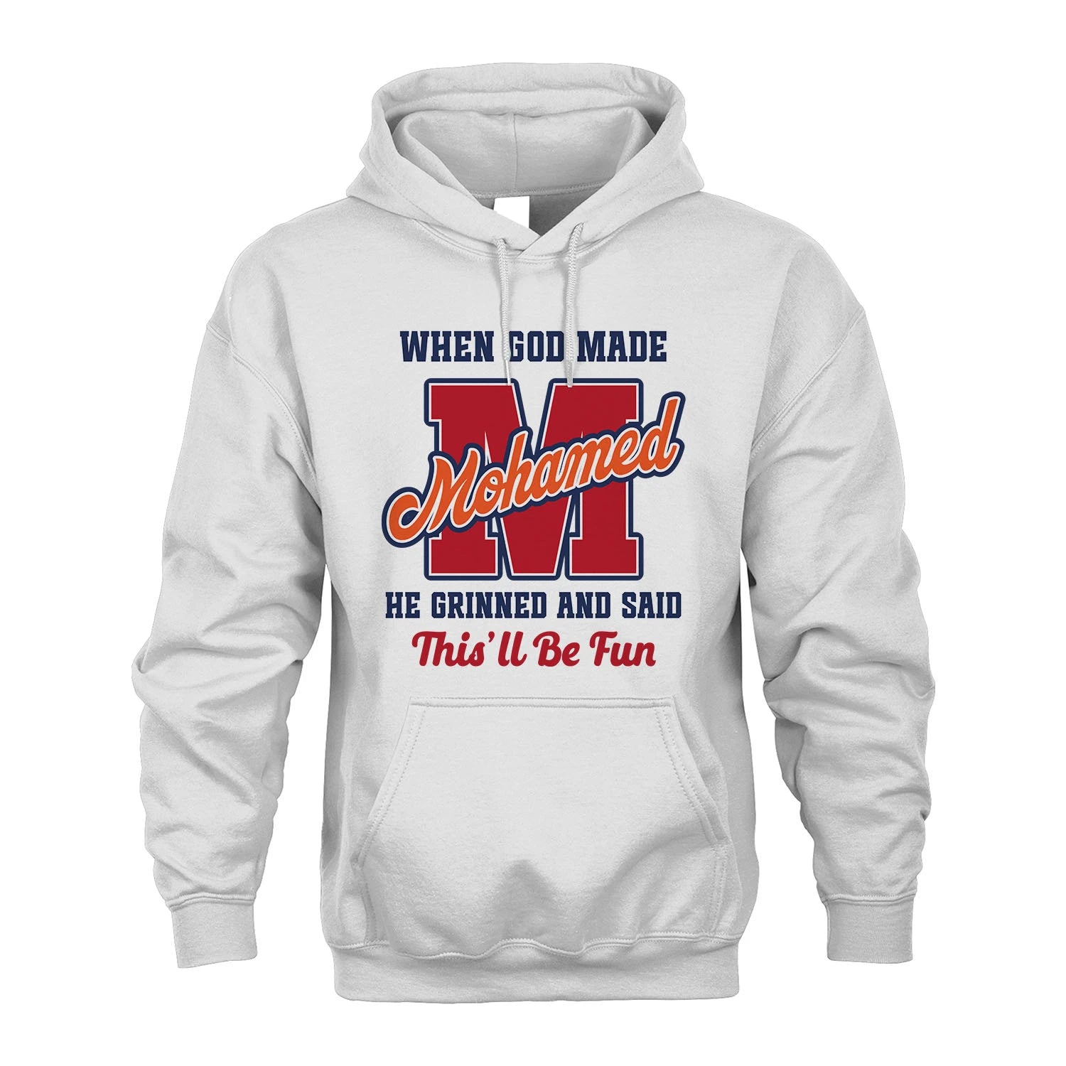 God Made Your Name Custom Shirt MOHAMED M1-16