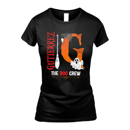 The Boo Crew Halloween With Your Name Shirt GUTIERREZ M1-23