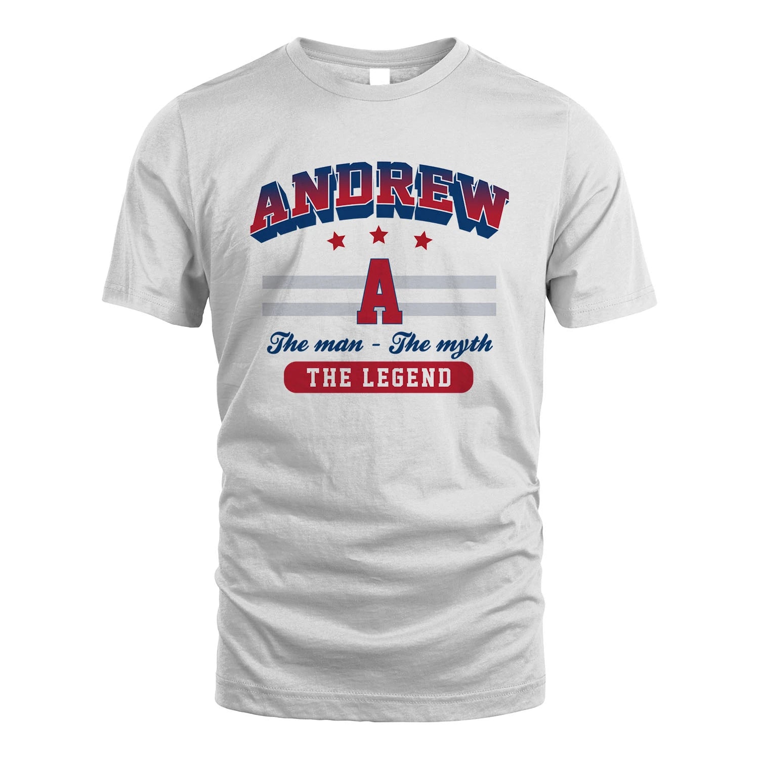 The Man The Myth The Legend With Your Name Shirt ANDREW M1-35