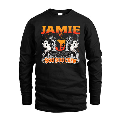 Boo Boo Crew Halloween Custom Name Shirt JAMIE M1-28