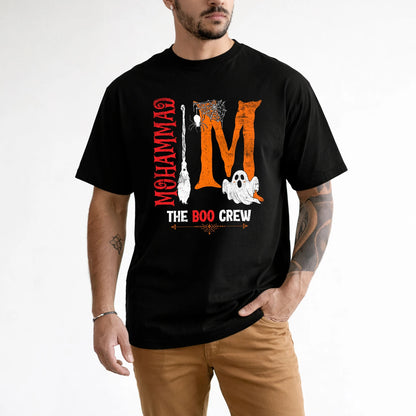 The Boo Crew Halloween With Your Name Shirt MOHAMMAD M1-23