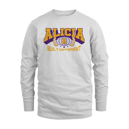 Your Name Built Different Sporty Shirt ALICIA M1-32