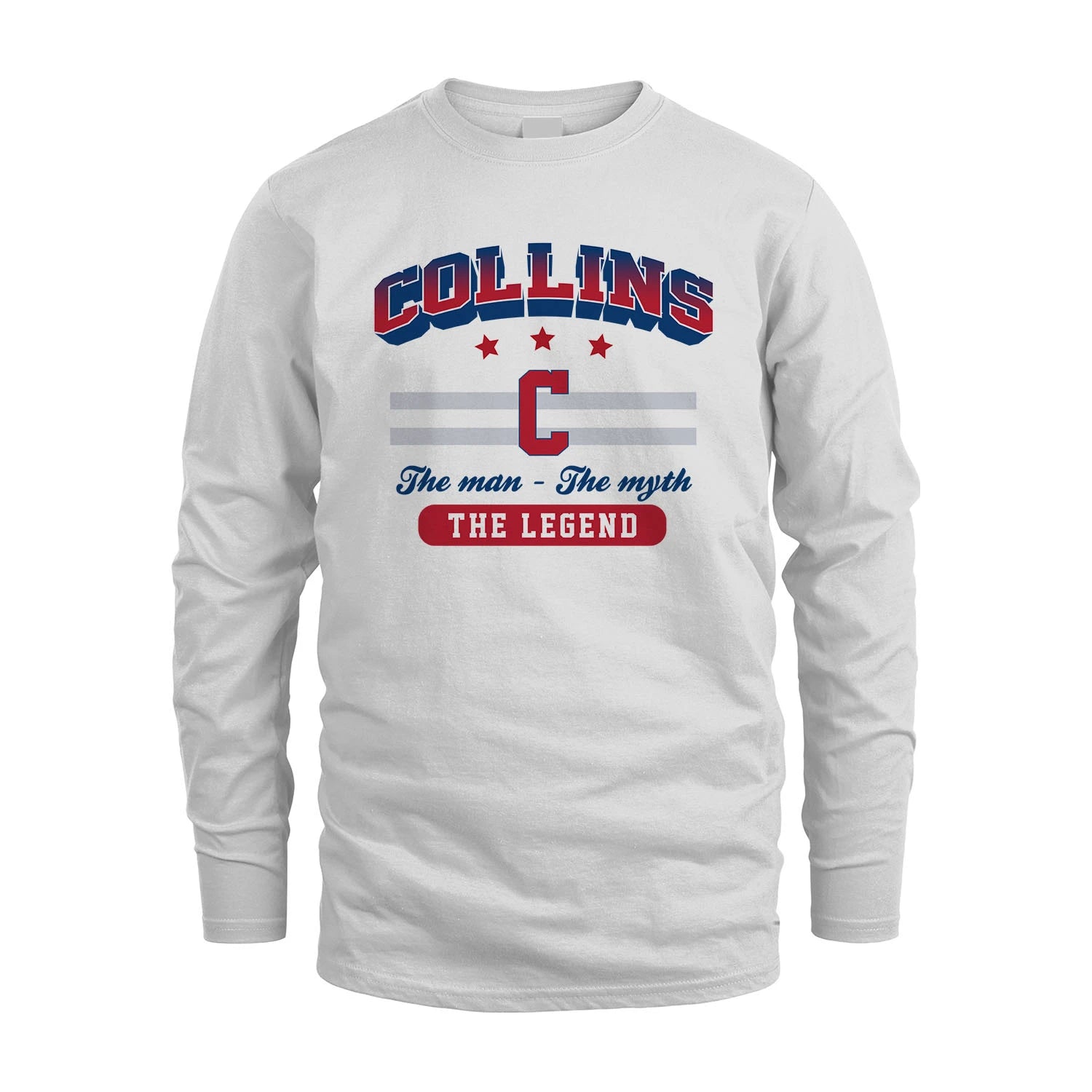 The Man The Myth The Legend With Your Name Shirt COLLINS M1-35