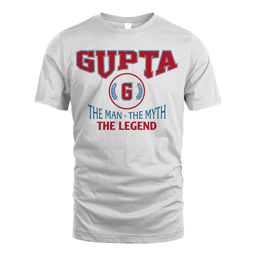 The Man The Myth The Legend Jet Style Shirt GUPTA M1-9