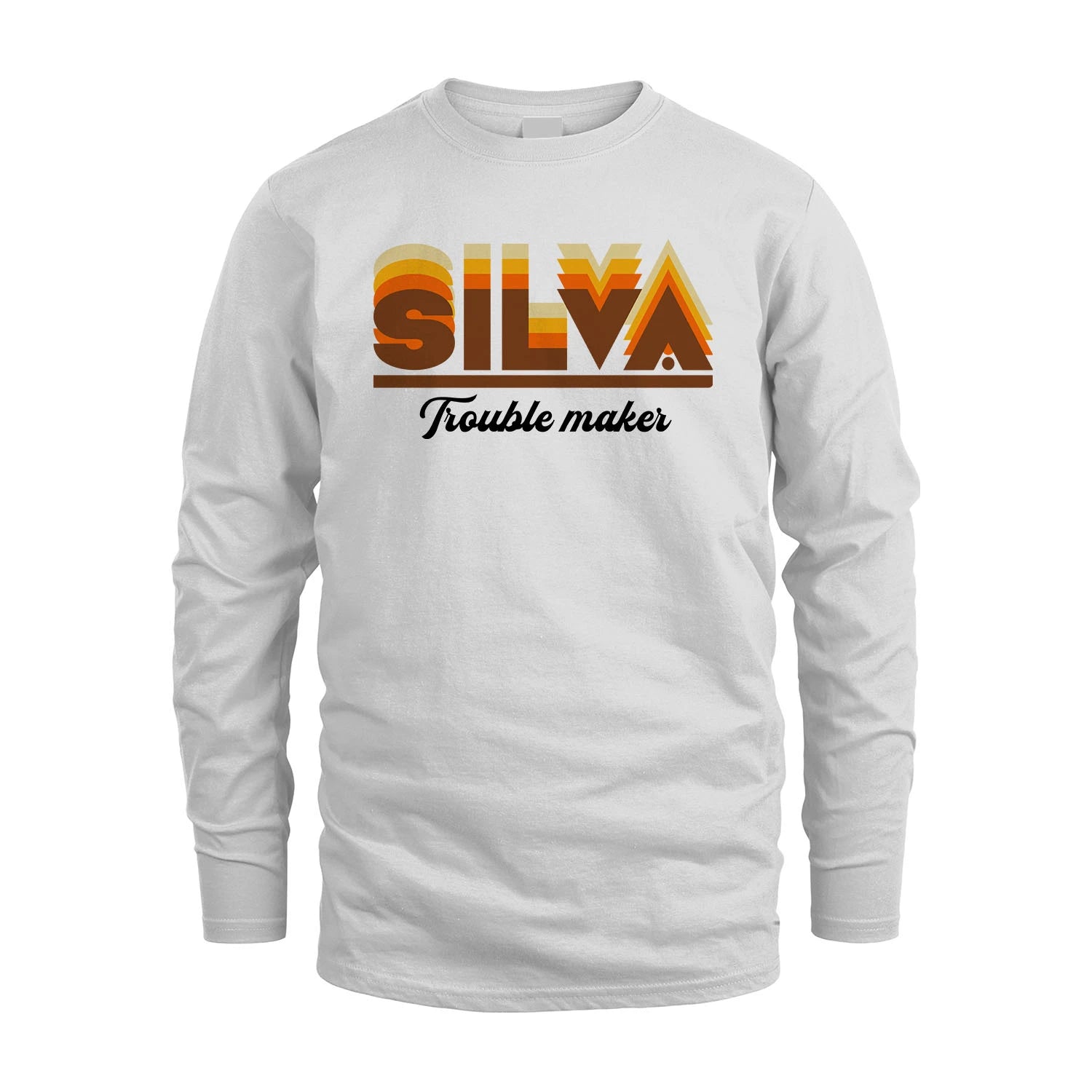 Your Name Trouble Maker Funny Shirt SILVA M1-34