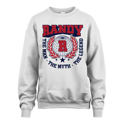 The Man The Myth The Legend Logo Shirt RANDY M1-30