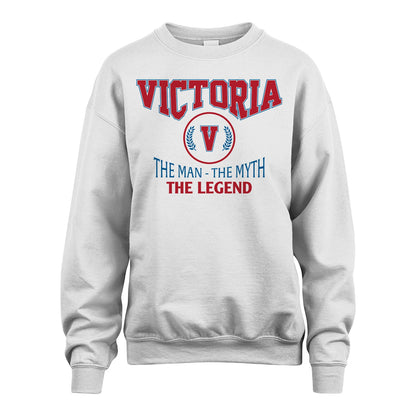 The Man The Myth The Legend Jet Style Shirt VICTORIA M1-9