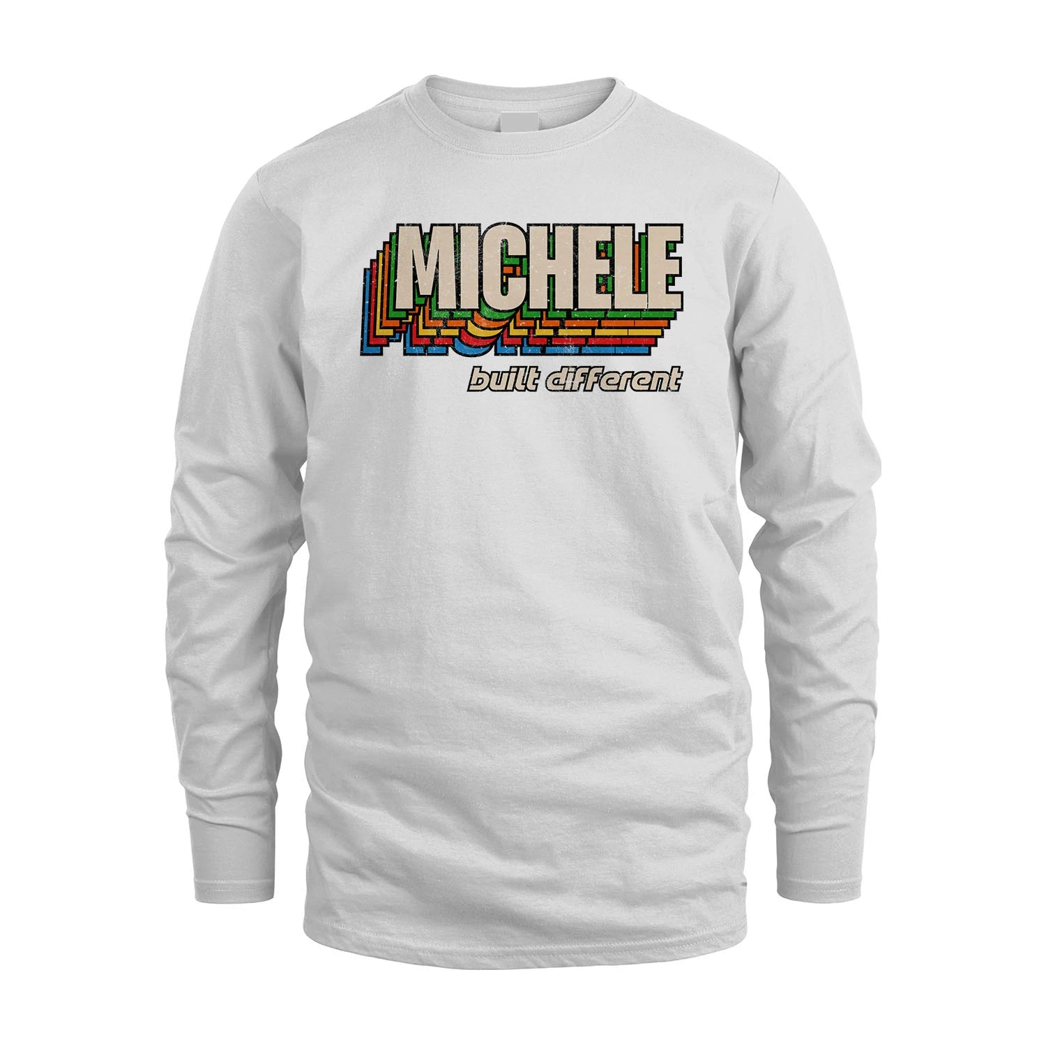 Your Name Built Different Retro Shirt MICHELE M1-26