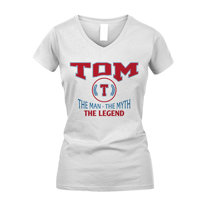 The Man The Myth The Legend Jet Style Shirt TOM M1-9
