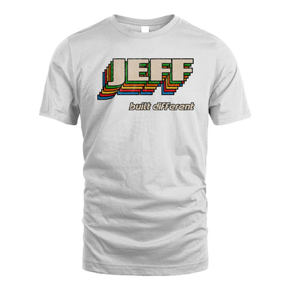Your Name Built Different Retro Shirt JEFF M1-26