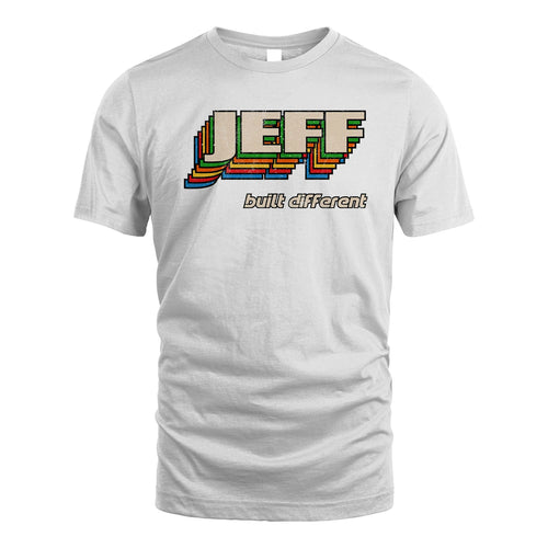Your Name Built Different Retro Shirt JEFF M1-26