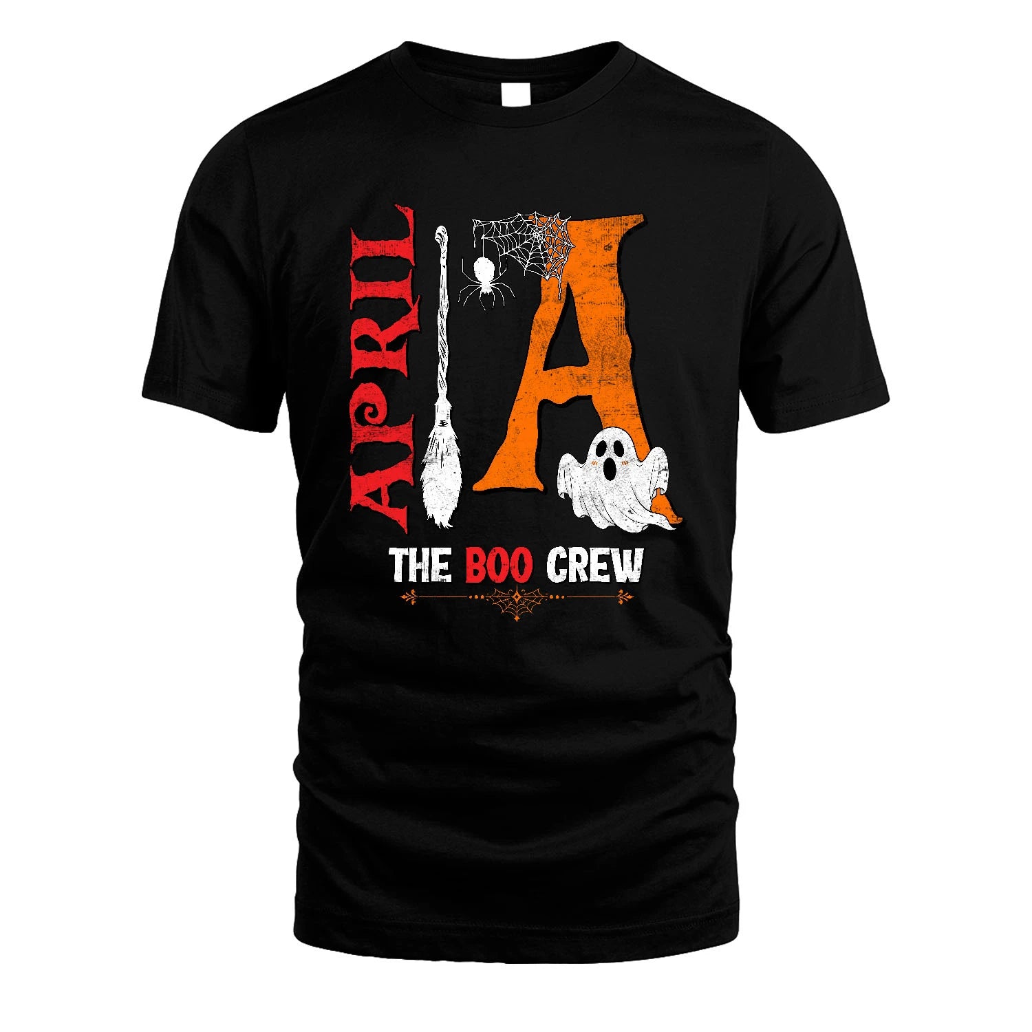 The Boo Crew Halloween With Your Name Shirt APRIL M1-23