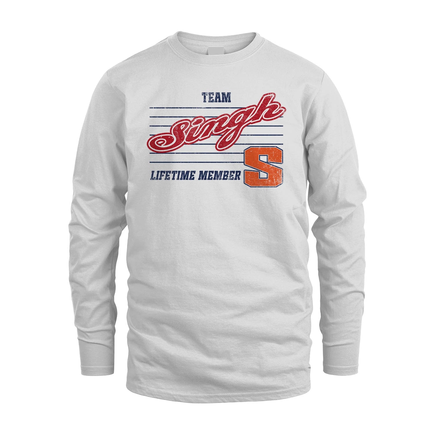 Team Your Name Lifetime Member Vintage Shirt SINGH M1-24