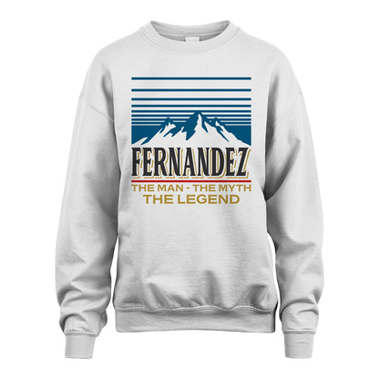 The Man The Myth The Legend Vintage Mountain Shirt FERNANDEZ M1-19