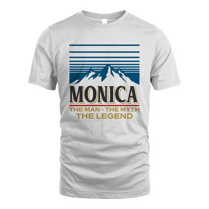 The Man The Myth The Legend Vintage Mountain Shirt MONICA M1-19