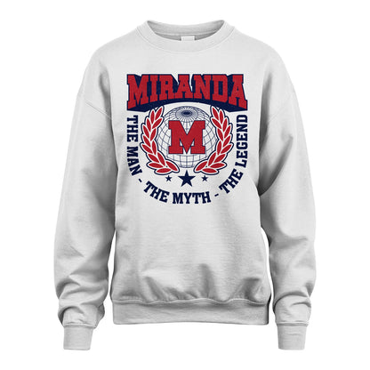 The Man The Myth The Legend Logo Shirt MIRANDA M1-30