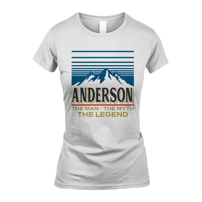 The Man The Myth The Legend Vintage Mountain Shirt ANDERSON M1-19