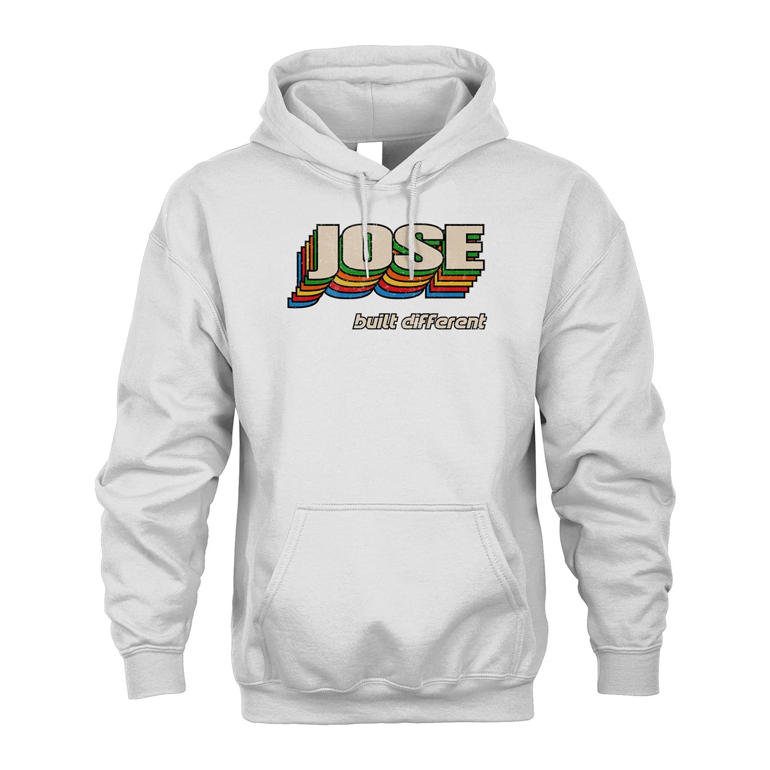 Your Name Built Different Retro Shirt JOSE M1-26