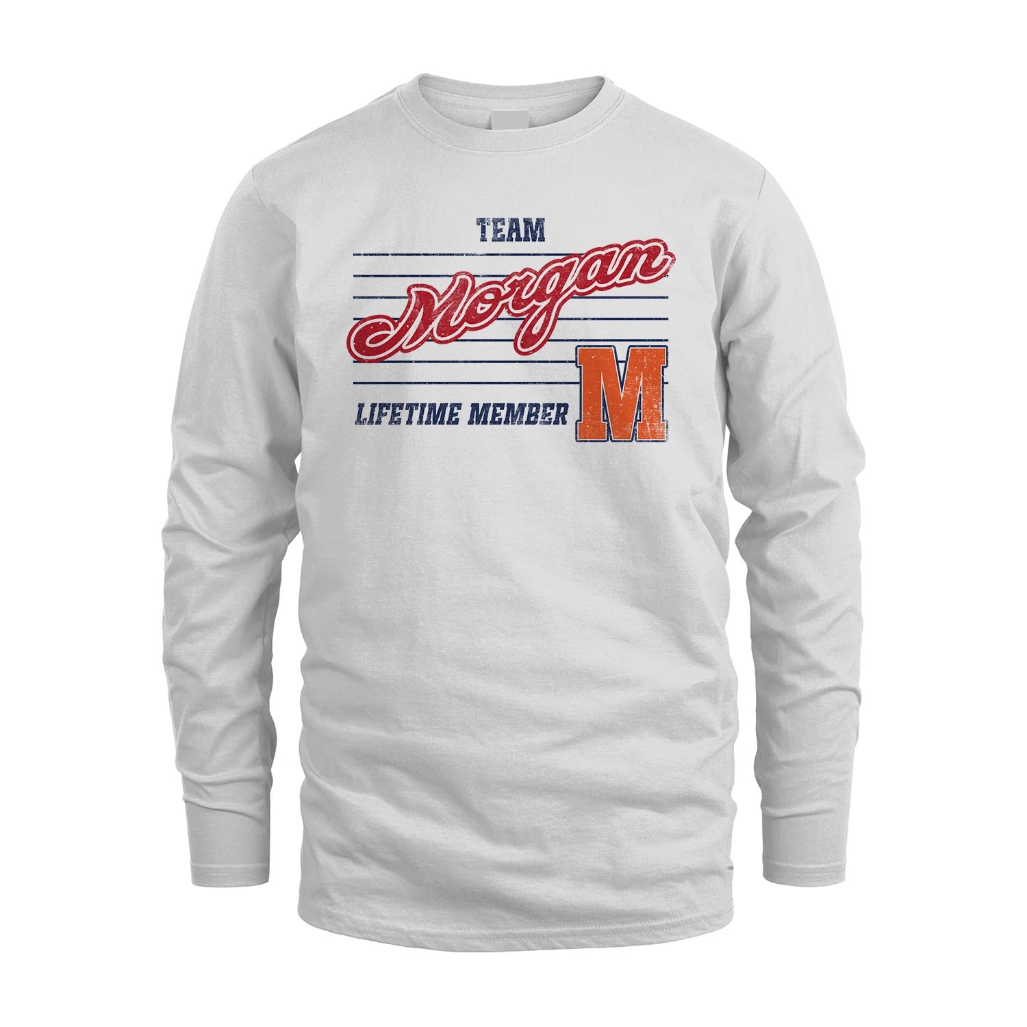 Team Your Name Lifetime Member Vintage Shirt MORGAN M1-24