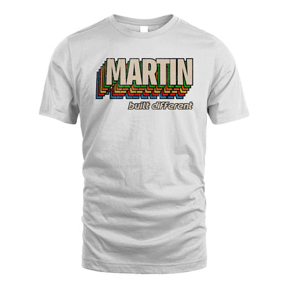 Your Name Built Different Retro Shirt MARTIN M1-26