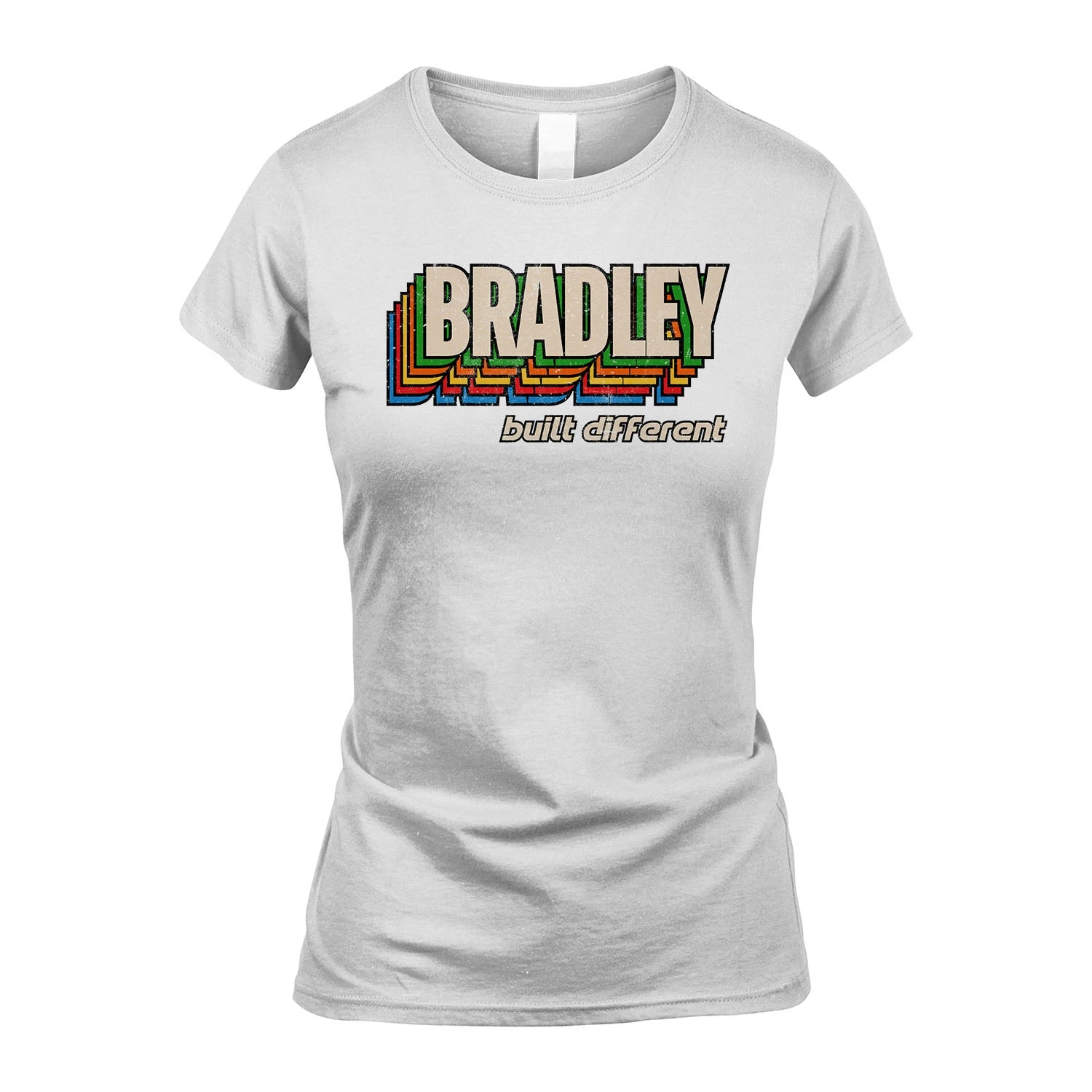 Your Name Built Different Retro Shirt BRADLEY M1-26