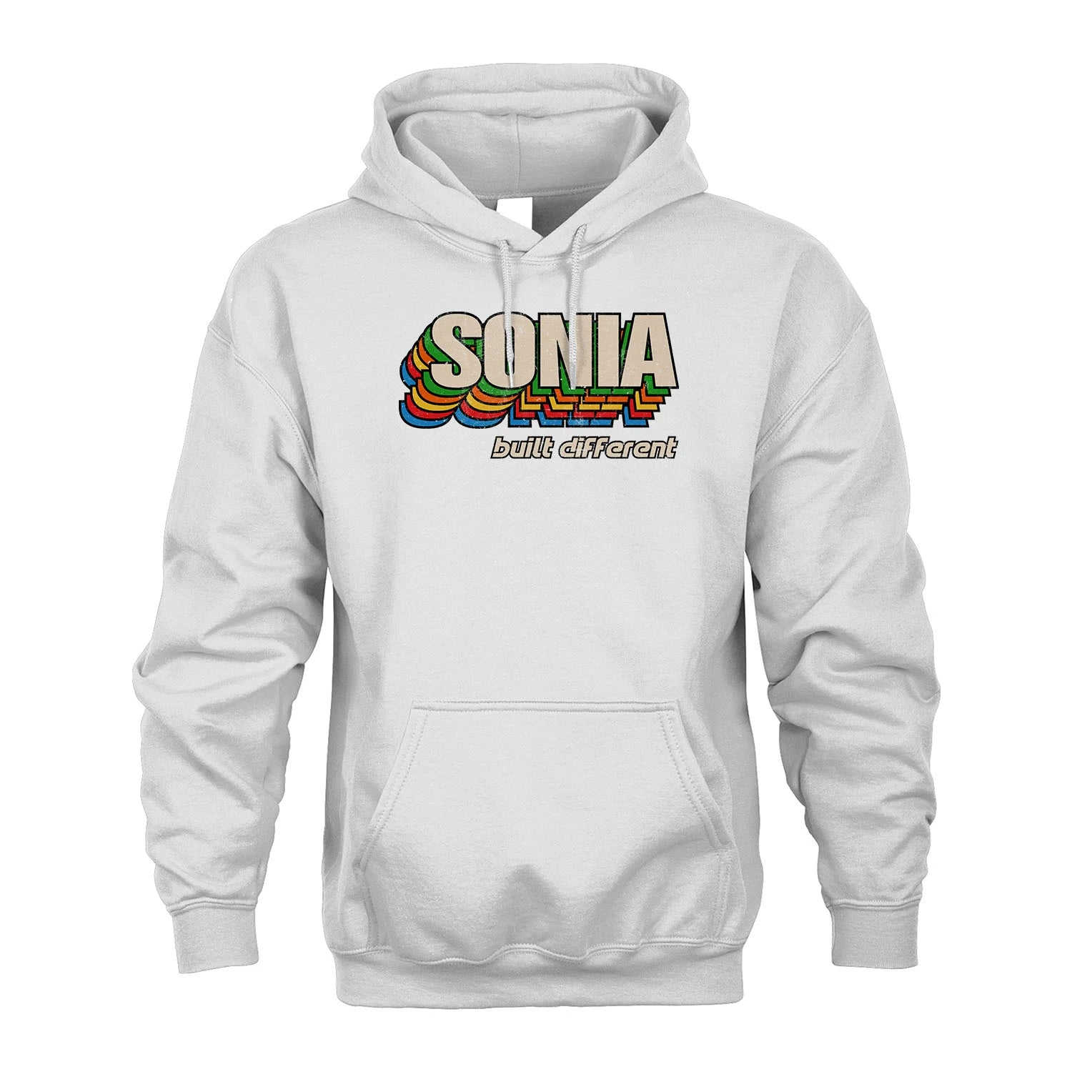Your Name Built Different Retro Shirt SONIA M1-26