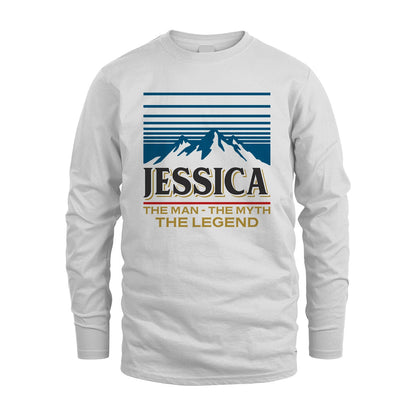 The Man The Myth The Legend Vintage Mountain Shirt JESSICA M1-19