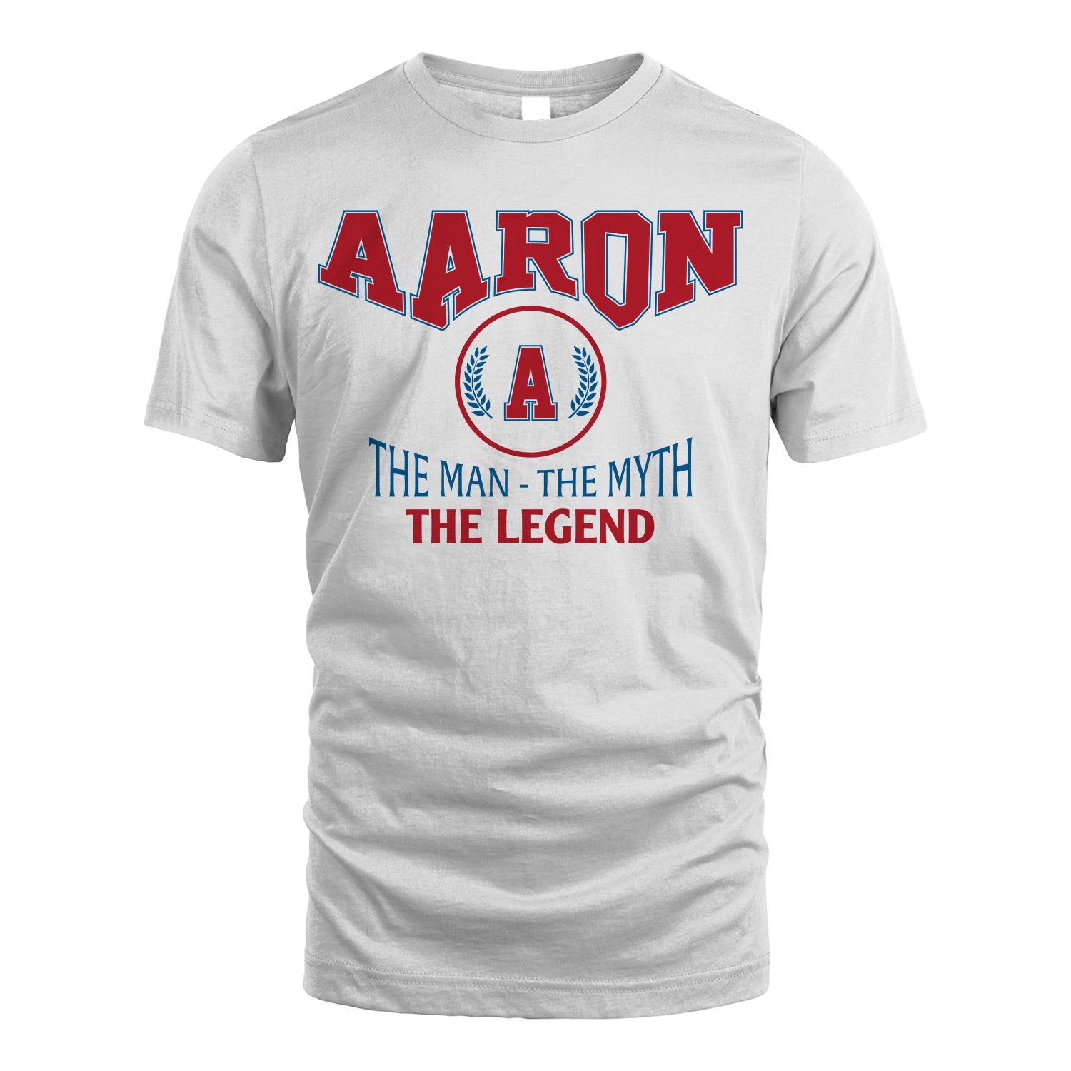 The Man The Myth The Legend Jet Style Shirt AARON M1-9