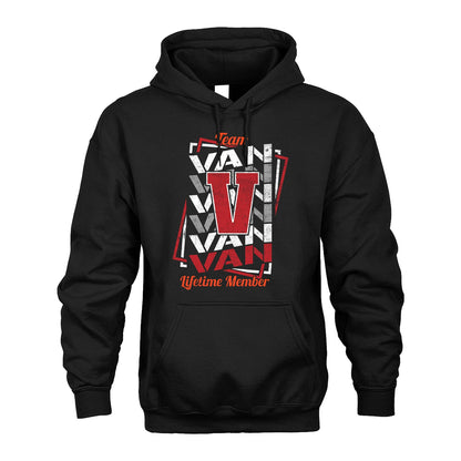 Team Your Name Lifetime Member Sporty Shirt VAN M1-25