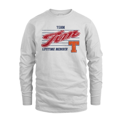 Team Your Name Lifetime Member Vintage Shirt TIM M1-24