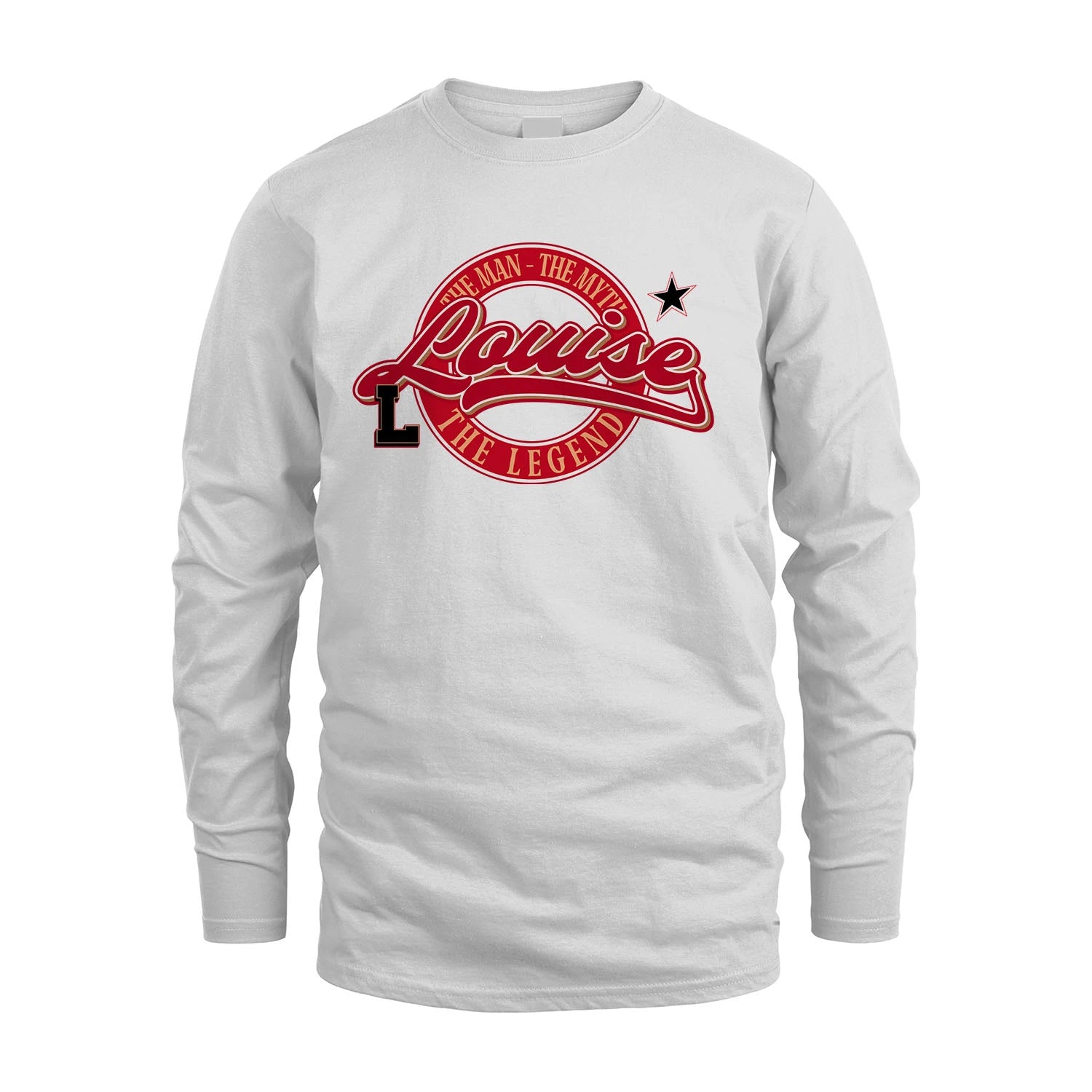 The Man The Myth The Legend Sporty Shirt LOUISE M1-14