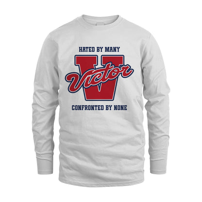 Hated By Many Confronted By None Personalized Name Shirt VICTOR M1-8