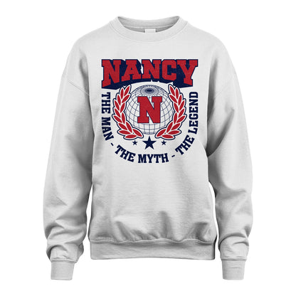 The Man The Myth The Legend Logo Shirt NANCY M1-30