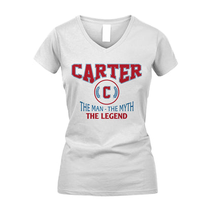 The Man The Myth The Legend Jet Style Shirt CARTER M1-9