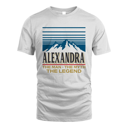 The Man The Myth The Legend Vintage Mountain Shirt ALEXANDRA M1-19