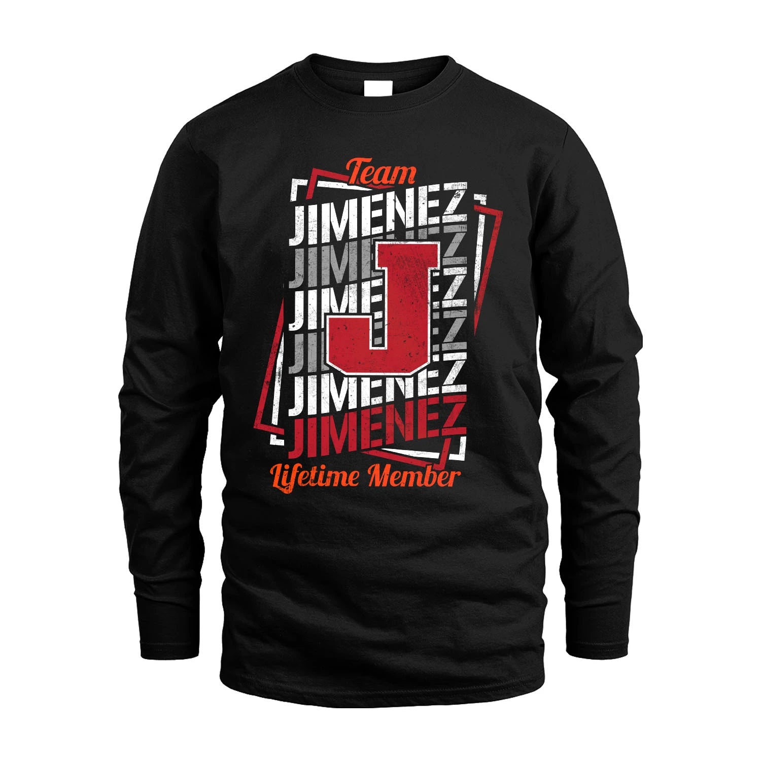 Team Your Name Lifetime Member Sporty Shirt JIMENEZ M1-25