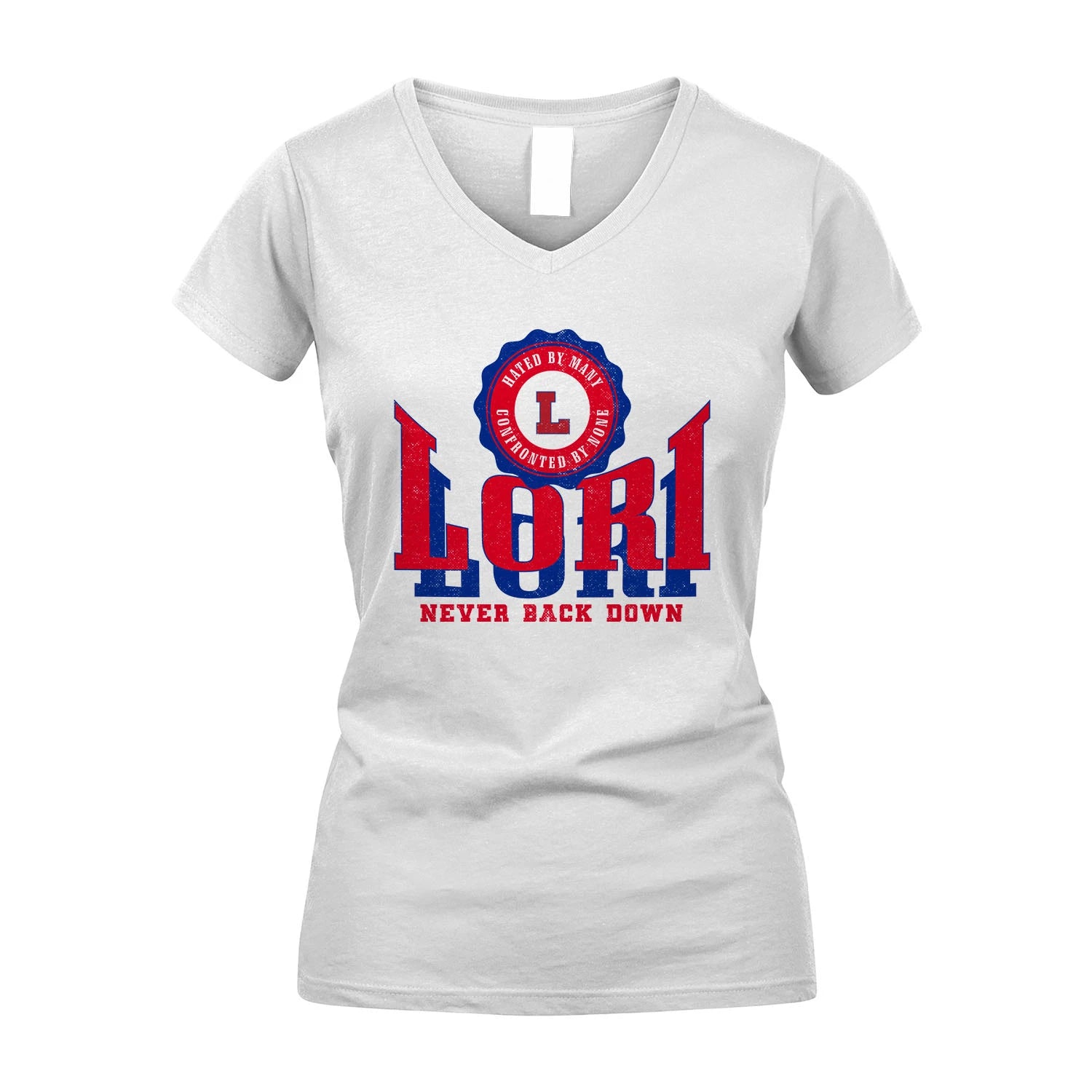 Your Name Never Back Down Shirt LORI M1-33