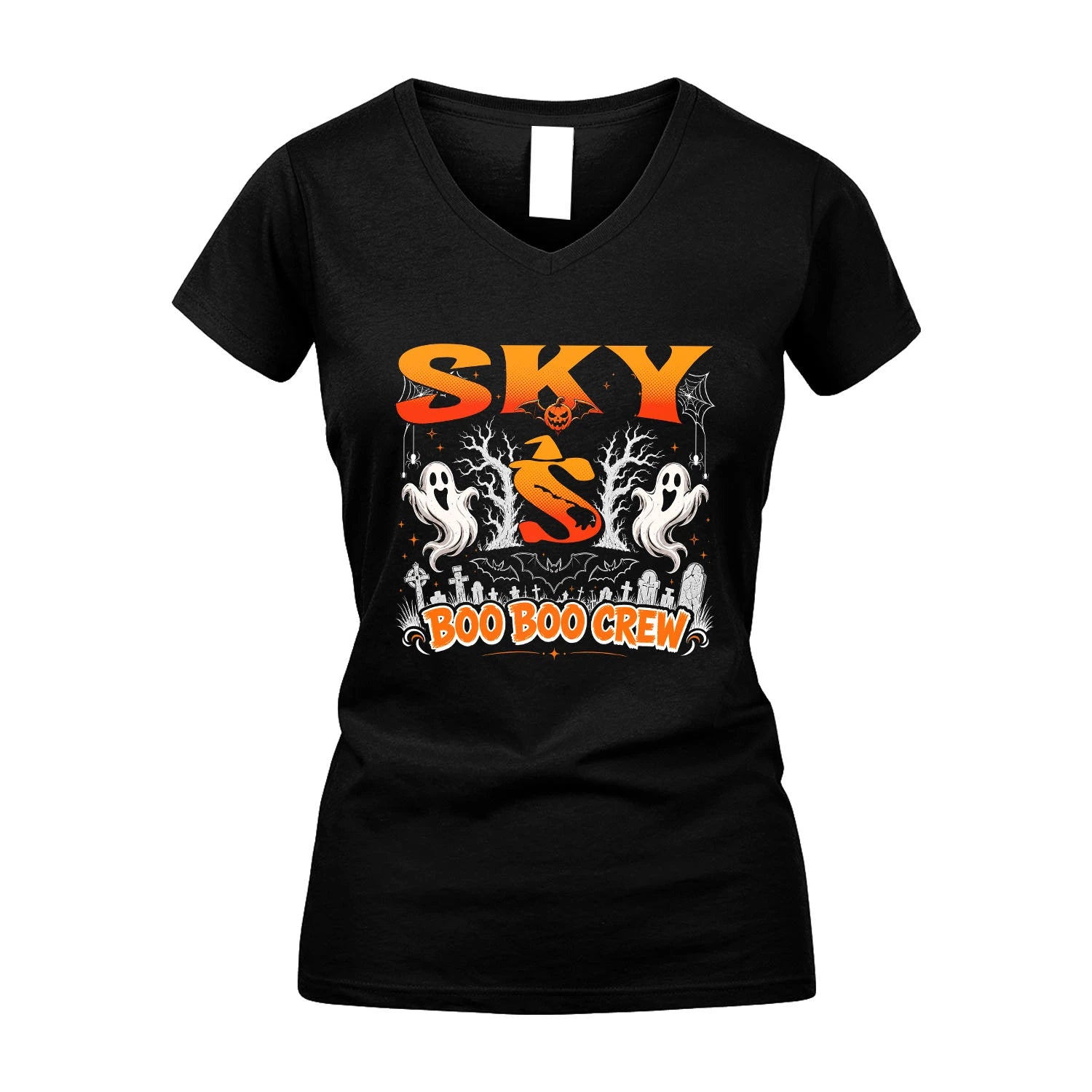 Boo Boo Crew Halloween Custom Name Shirt SKY M1-28