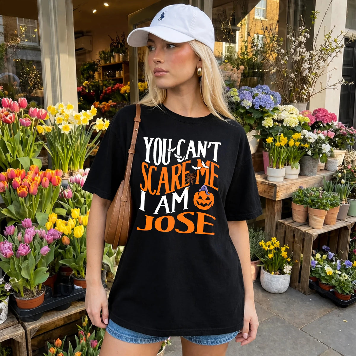 You Can't Scare Me I Am Funny Halloween Shirt JOSE M1-45